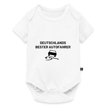 Deutschlands bester Autofahrer - Baby Premium Kurzarmbody - Weiß - Vorne