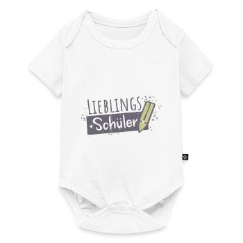 Lieblingsschüler Schule Lehrer Sprüche Geschenk - Baby Premium Kurzarmbody - Weiß - Vorne