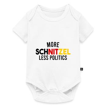 Politique politique escalopes - Body à manches courtes Premium Bébé - blanc - Devant