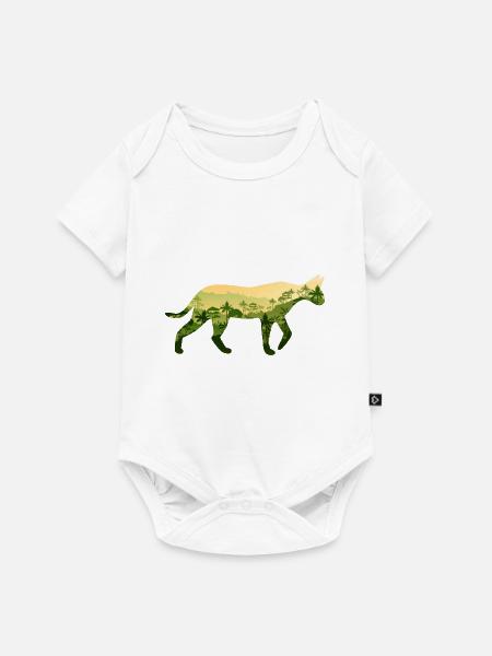 Ozelot - Baby Premium Kurzarmbody - Weiß