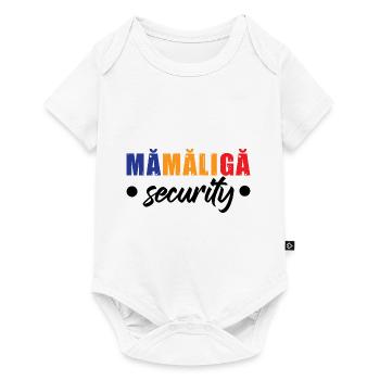 Sécurité Mamaliga - Body à manches courtes Premium Bébé - blanc - Devant