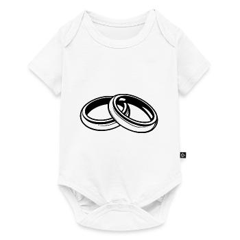 Symbole des alliances - Body à manches courtes Premium Bébé - blanc - Devant