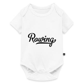 ROWING - Baby Premium Kurzarmbody - Weiß - Vorne