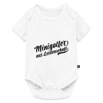 Minigolfer aus Leidenschaft - Baby Premium Kurzarmbody - Weiß - Vorne