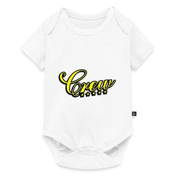 Crew Design - Baby Premium short-sleeve bodysuit - white - Front