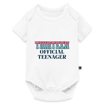 Thirteen Official Teenager 13th Birthday Party - Baby Premium short-sleeve bodysuit - white - Front