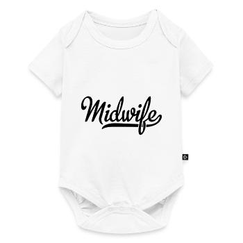 midwife - Baby Premium short-sleeve bodysuit - white - Front