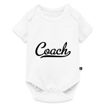 coach - Baby Premium short-sleeve bodysuit - white - Front