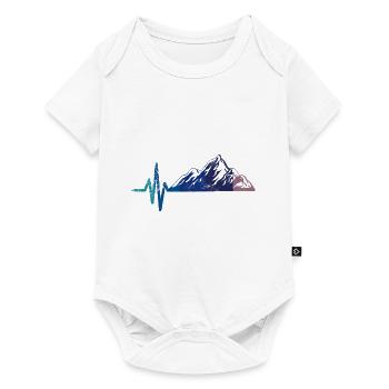 Mountains Alps Mountaineering - Baby Premium short-sleeve bodysuit - white - Front