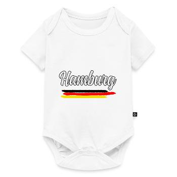 Hambourg Moin Digga Anker Idée cadeau Allemagne du Nord - Body à manches courtes Premium Bébé - blanc - Devant