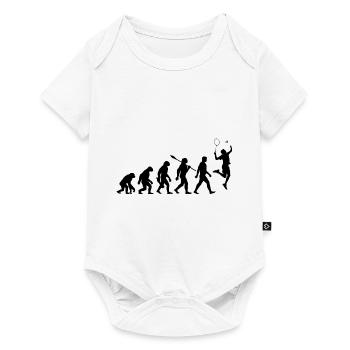 Evolution - Badminton - Sport - Baby Premium short-sleeve bodysuit - white - Front