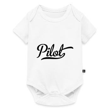 pilot - Baby Premium short-sleeve bodysuit - white - Front