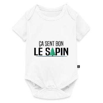 Ça sent bon le sapin - Body à manches courtes Premium Bébé - blanc - Devant