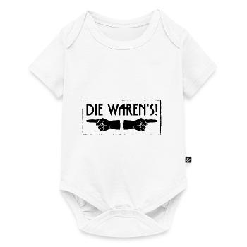 Die waren's - Baby Premium Kurzarmbody - Weiß - Vorne