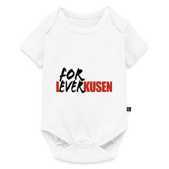 For Ever Leverkusen - Ich mag Leverkusen - Baby Premium Kurzarmbody - Weiß - Vorne