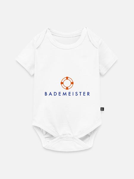 Bademeister - Baby Premium Kurzarmbody - Weiß