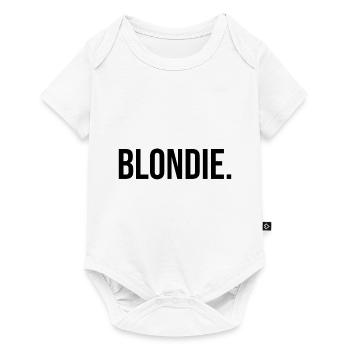 Blondie - blonde - black - Baby Premium short-sleeve bodysuit - white - Front