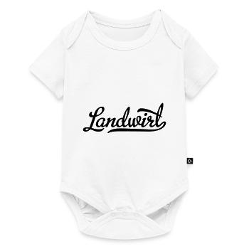 Landwirt - Baby Premium Kurzarmbody - Weiß - Vorne