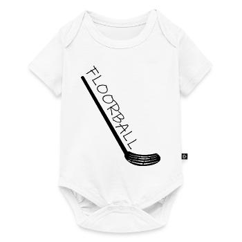 Floorball - Baby Premium short-sleeve bodysuit - white - Front