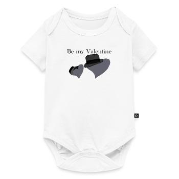 Be my Valentine - Baby Premium Kurzarmbody - Weiß - Vorne