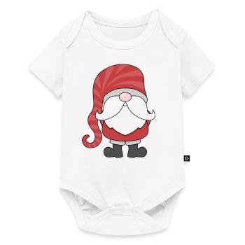 Cute gnome or gnome - Baby Premium short-sleeve bodysuit - white - Front