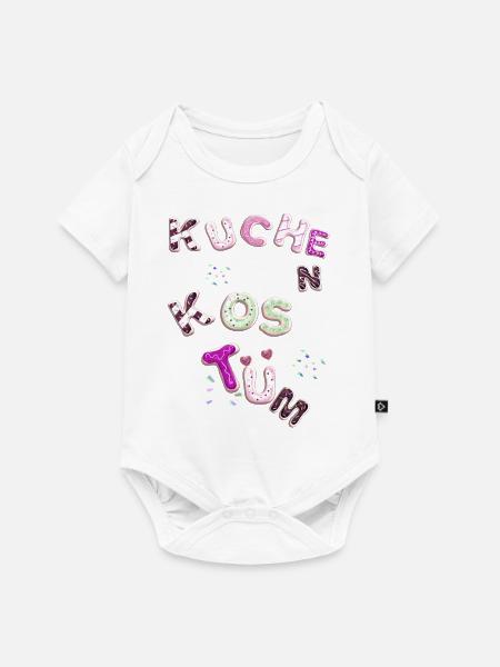 Kuchen kostüm, Kuchen,kostüm , karneval - Baby Premium Kurzarmbody - Weiß