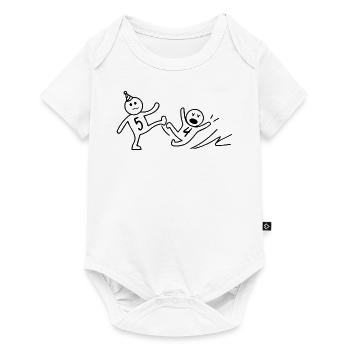 5th anniversary gift Funny 5 Years Old Birthday - Baby Premium short-sleeve bodysuit - white - Front