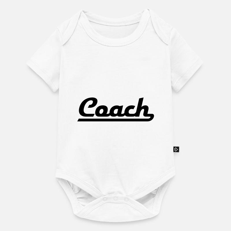 COACH - Body à manches courtes Premium Bébé - blanc