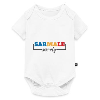 Sarmale Sicherheit - Baby Premium Kurzarmbody - Weiß - Vorne