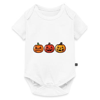 Pumpkin Halloween Cute - Baby Premium short-sleeve bodysuit - white - Front