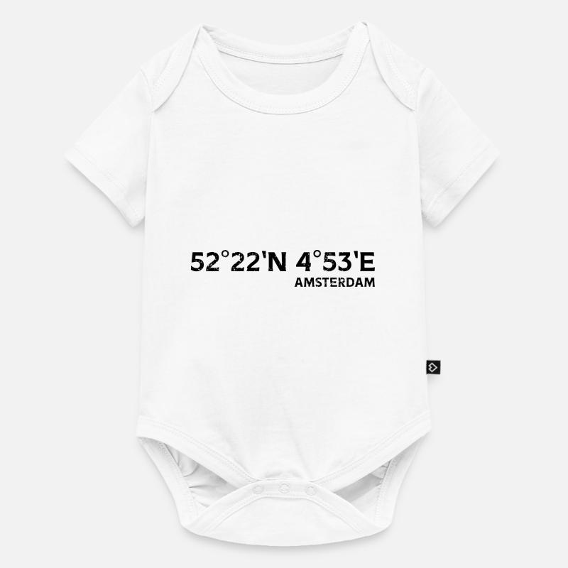 Coordonnées Amsterdam - Body à manches courtes Premium Bébé - blanc