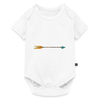 Watercolor Arrow Boho Symbol Protection - Baby Premium short-sleeve bodysuit - white - Front