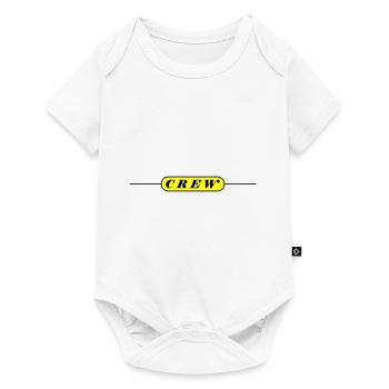 Crew Linie - Baby Premium Kurzarmbody - Weiß - Vorne