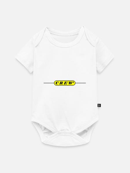 Crew Linie - Baby Premium Kurzarmbody - Weiß