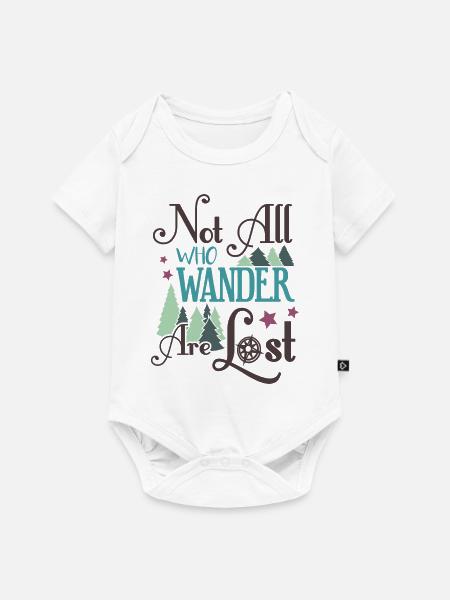 Zelten Wandern - Baby Premium Kurzarmbody - Weiß