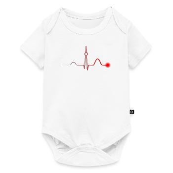 Berlin Heartbeat - Body à manches courtes Premium Bébé - blanc - Devant