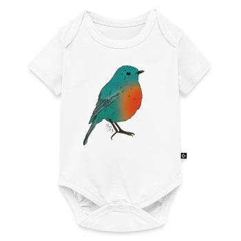 oiseau1 - Body à manches courtes Premium Bébé - blanc - Devant