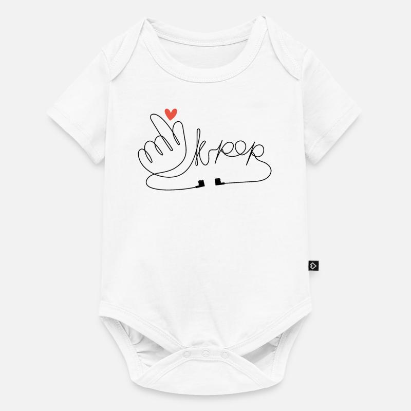 K-pop Korean Pop - Baby Premium short-sleeve bodysuit - white