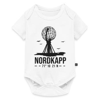Nordkapp cap nord norvége nordkap - Body à manches courtes Premium Bébé - blanc - Devant