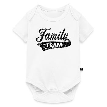 Family Team (Vintage / Black) - Baby Premium short-sleeve bodysuit - white - Front