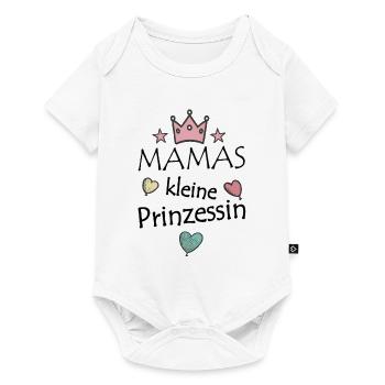 Mamas kleine Prinzessin - Baby Premium Kurzarmbody - Weiß - Vorne