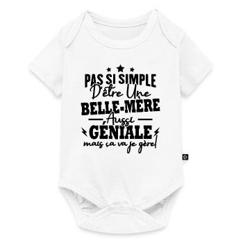 Pas si facile d'être une belle-mère - Body à manches courtes Premium Bébé - blanc - Devant
