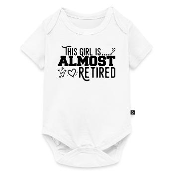 This Girl Almost Retired - Baby Premium short-sleeve bodysuit - white - Front