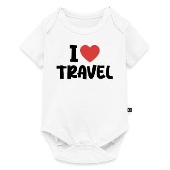 I Love Travel - Body à manches courtes Premium Bébé - blanc - Devant