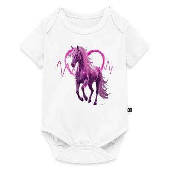 HerzschlagPferd - Baby Premium Kurzarmbody - Weiß - Vorne