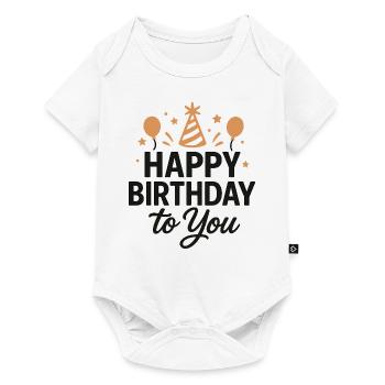 file 00000000dee86246a862420e5d260e69 - Baby Premium Kurzarmbody - Weiß - Vorne