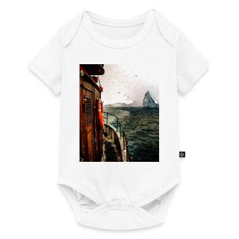 Icebreaker ship, Greenland - Baby Premium short-sleeve bodysuit - white - Front