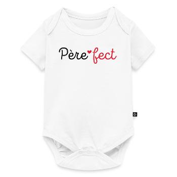 Père FECT Cadeau Fête des Pères Papa - Body à manches courtes Premium Bébé - blanc - Devant