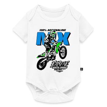 Moto Cross - Motocross - Supercross - MX - SX - Body à manches courtes Premium Bébé - blanc - Devant
