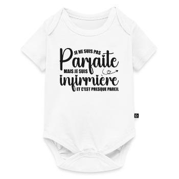 I'm not perfect, I'm a nurse - Baby Premium short-sleeve bodysuit - white - Front